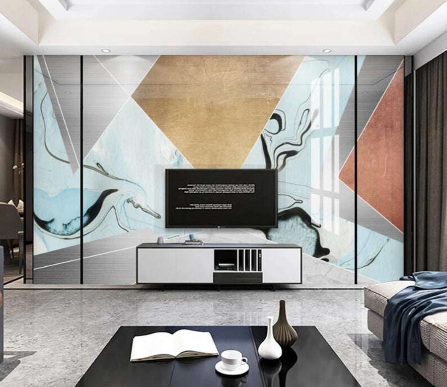 3D Four Irregularities 780 Wall Murals