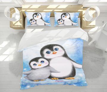 3D Cute Penguin 5950 Kayomi Harai Bedding Bed Pillowcases Quilt Cover Duvet Cover