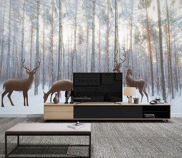 3D Forest Sika WC1344 Wall Murals