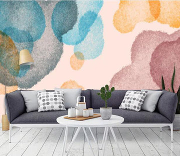 3D Blue Heart WC1074 Wall Murals