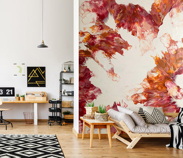 3D Red Light Brown Texture 40037 Valerie Latrice Wall Mural Wall Murals