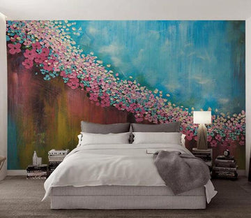 3D Colored Petals 311 Wall Murals Wallpaper AJ Wallpaper 2 