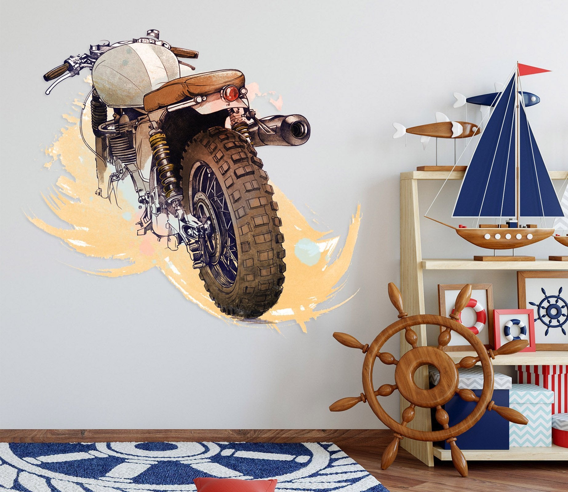 3D Motorcycle Tire 212 Vehicles Wallpaper AJ Wallpaper 