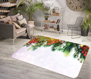 3D Branches 56233 Christmas Non Slip Rug Mat Xmas
