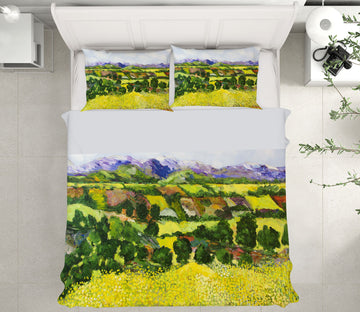 3D Yellow Weeds 1084 Allan P. Friedlander Bedding Bed Pillowcases Quilt