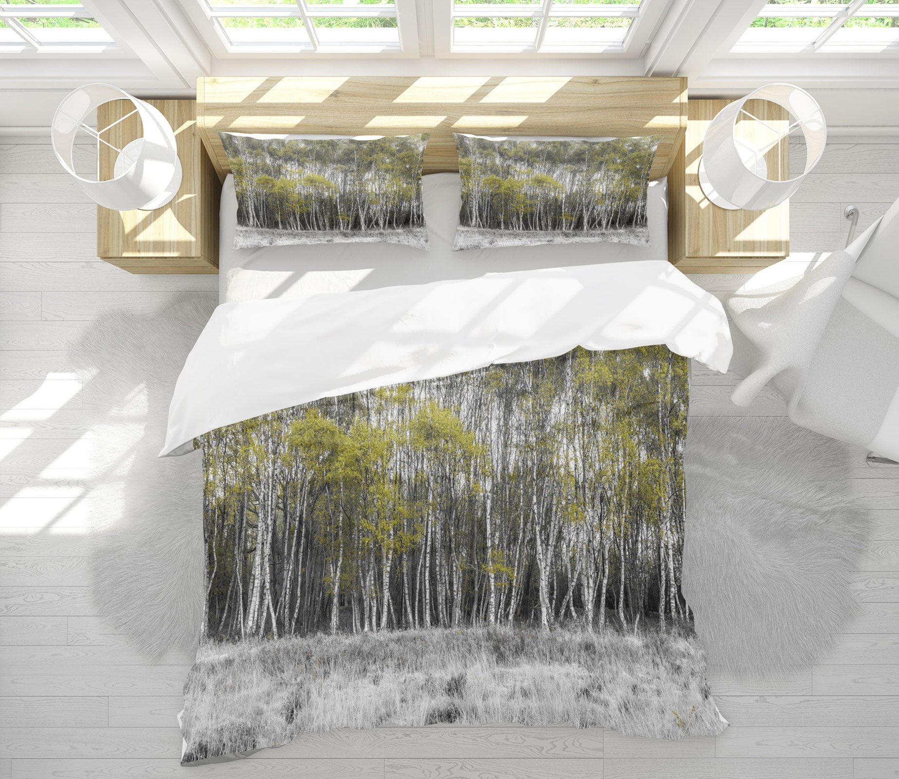 3D Forest Weed 1055 Assaf Frank Bedding Bed Pillowcases Quilt