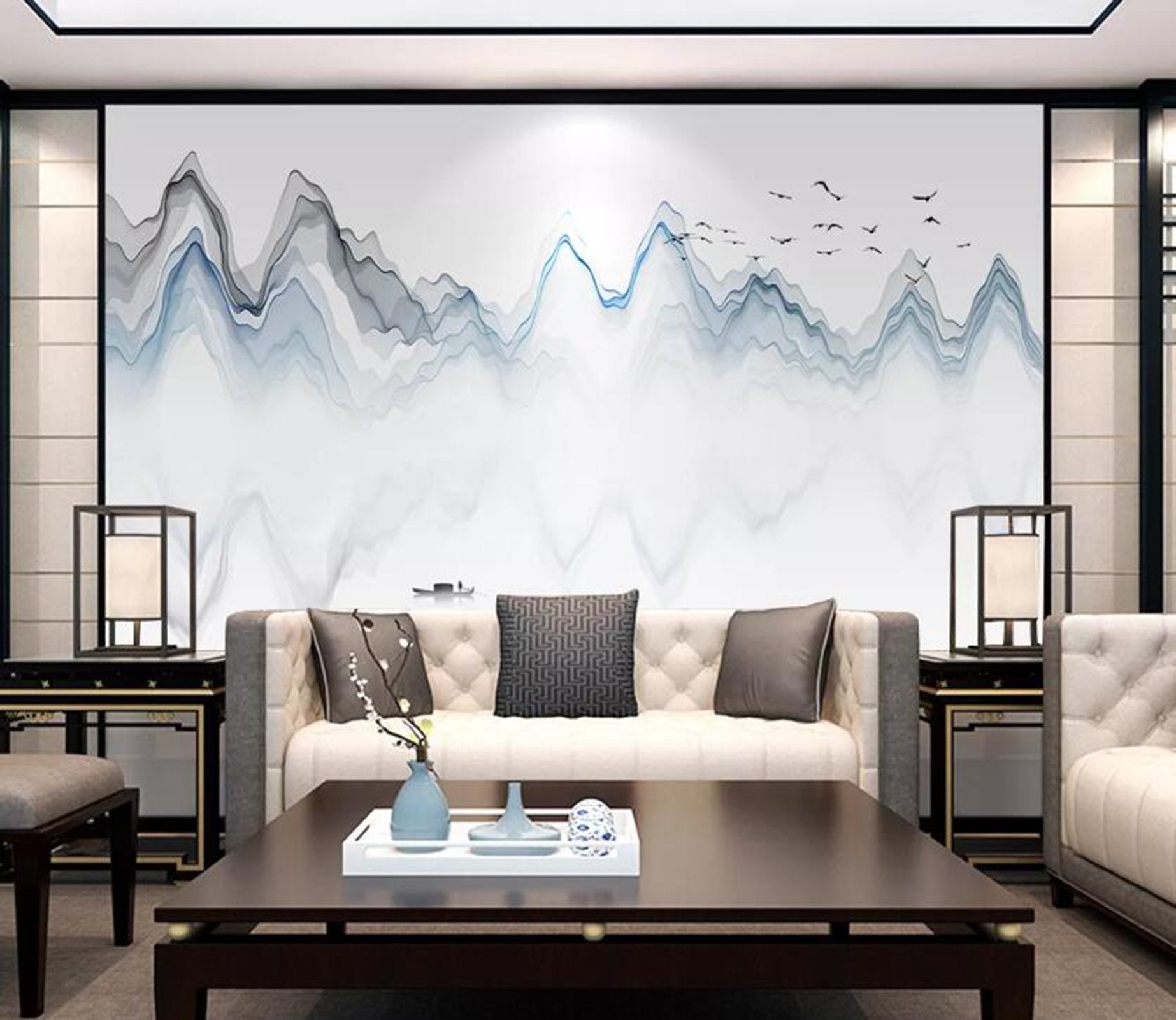 3D Abstract Valley WC61 Wall Murals Wallpaper AJ Wallpaper 2 