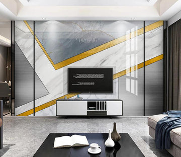 3D Three-color Marble Texture 850 Wall Murals