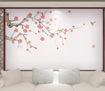 3D Red Flower WC15 Wall Murals Wallpaper AJ Wallpaper 2 