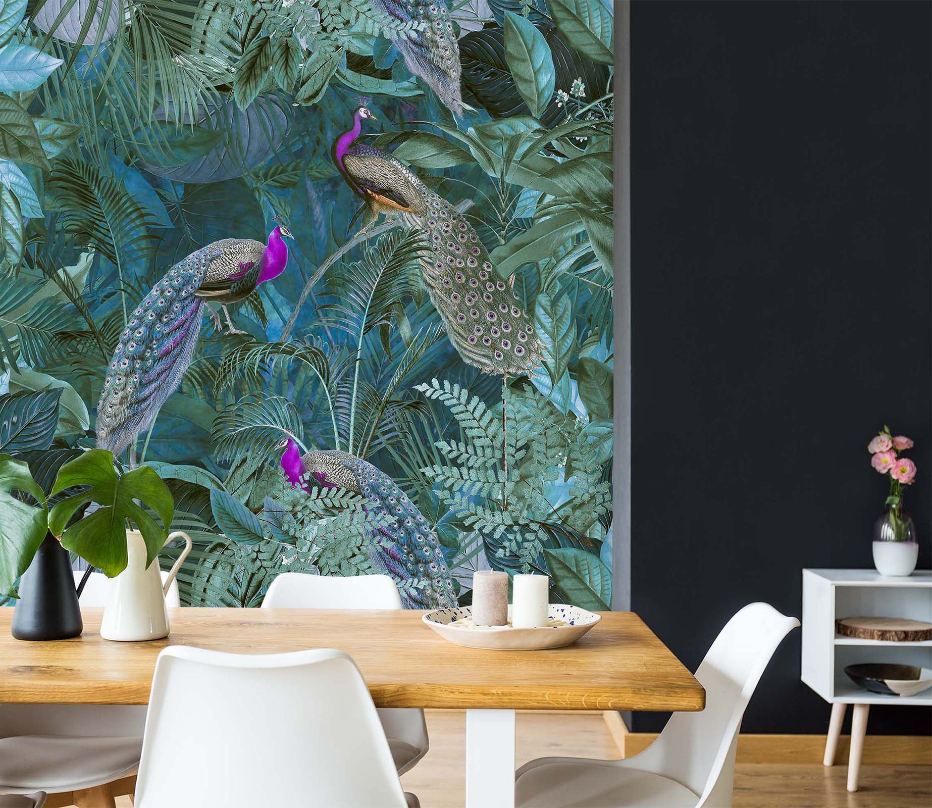 3D Quiet Leaves 1008 Andrea haase Wall Mural Wall Murals