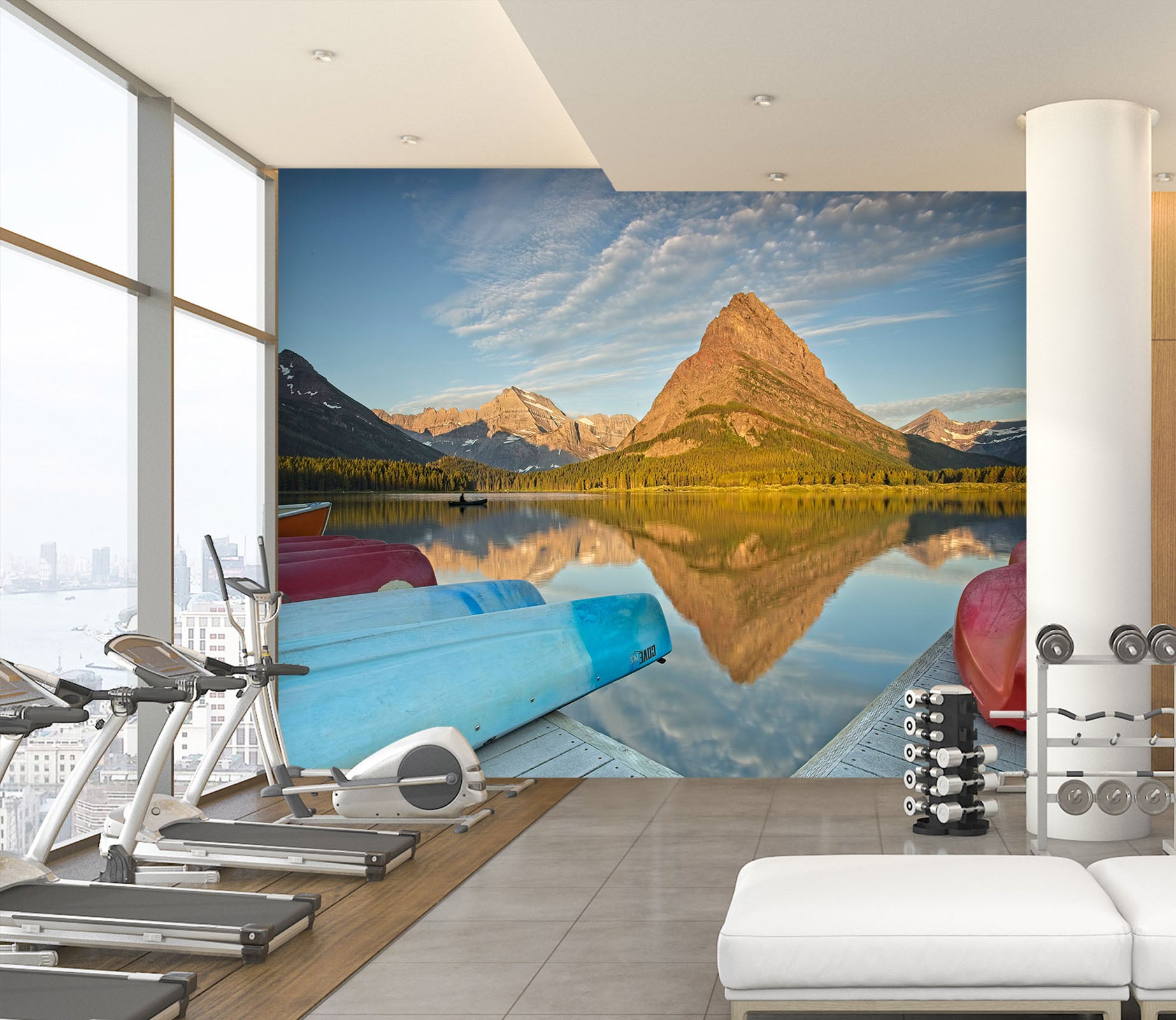 3D Towering Peak 128 Kathy Barefield Wall Mural Wall Murals