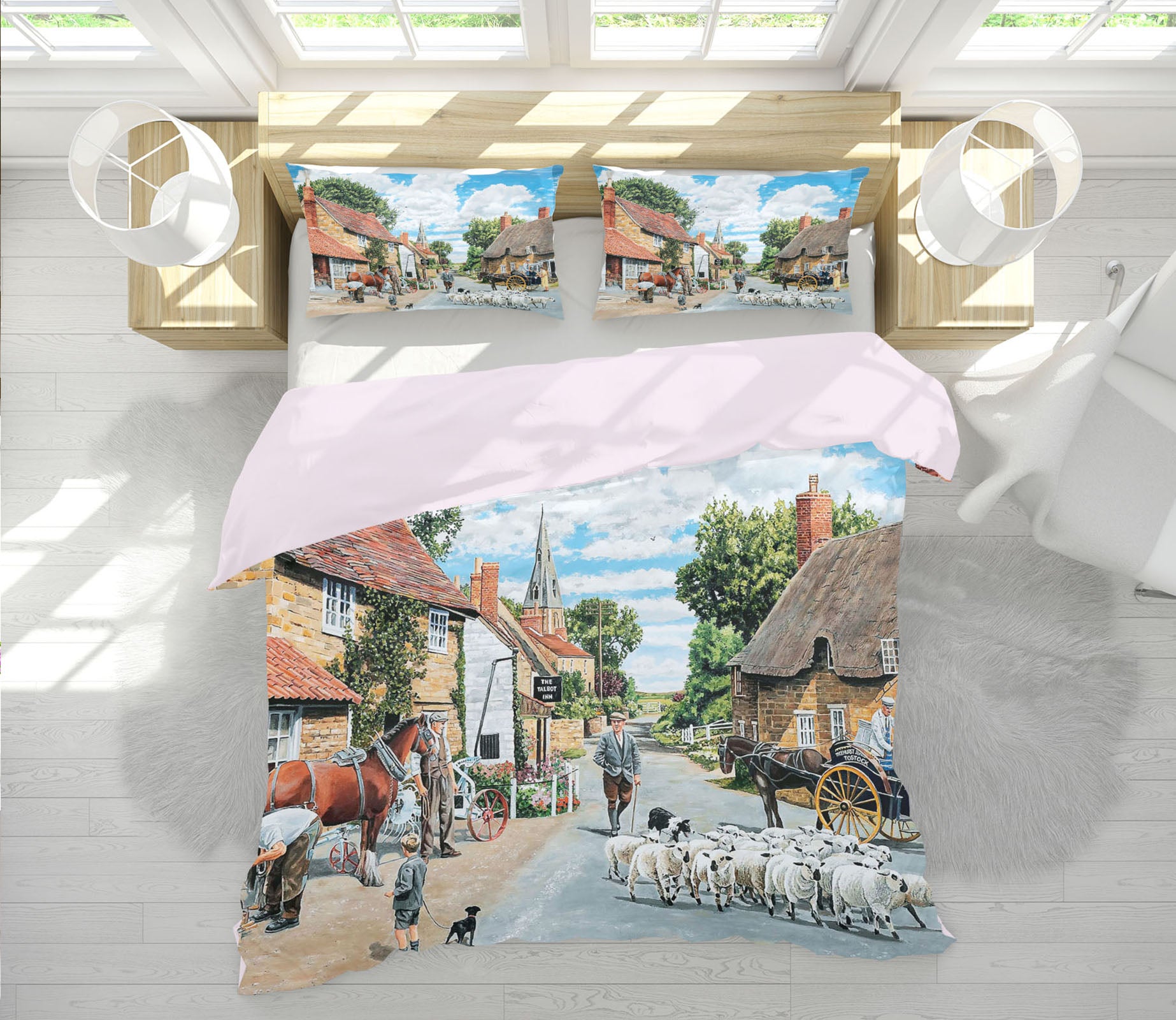 3D The Village Farrier 2073 Trevor Mitchell bedding Bed Pillowcases Quilt
