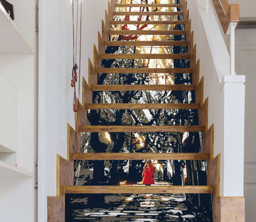 3D Flowers 4263 Stair Risers Wallpaper AJ Wallpaper 