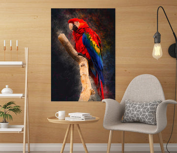 3D Red Bird 754 Animal Wall Stickers Wallpaper AJ Wallpaper 2 