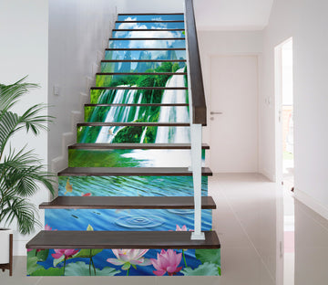 3D Beautiful Scenery 028 Stair Risers