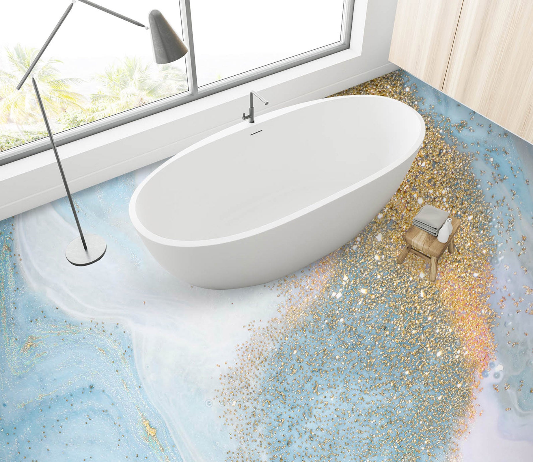 3D Noble Memory 400 Floor Mural  Wallpaper Murals Rug & Mat Print Epoxy waterproof bath floor