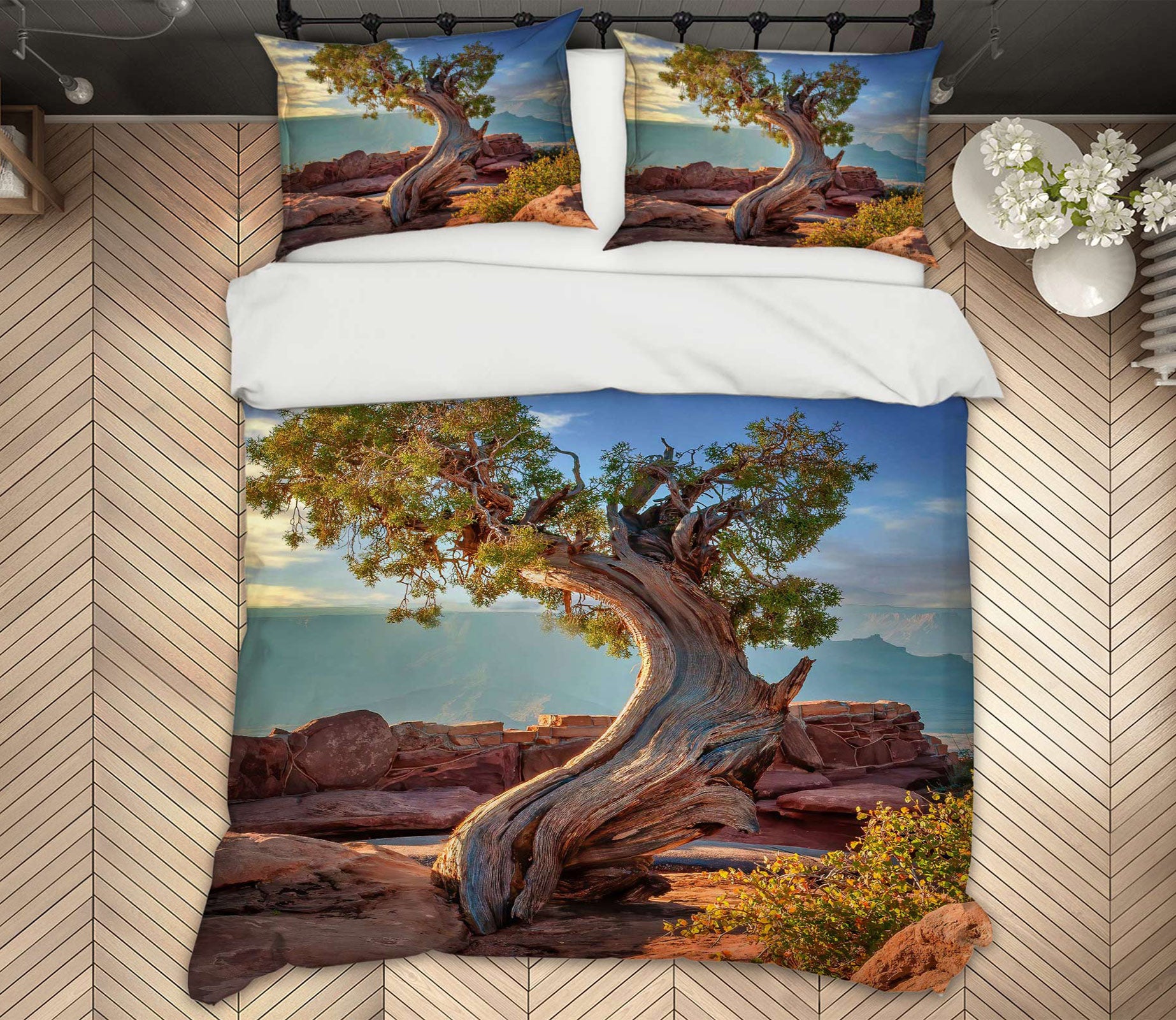 3D Tree 8521 Beth Sheridan Bedding Bed Pillowcases Quilt