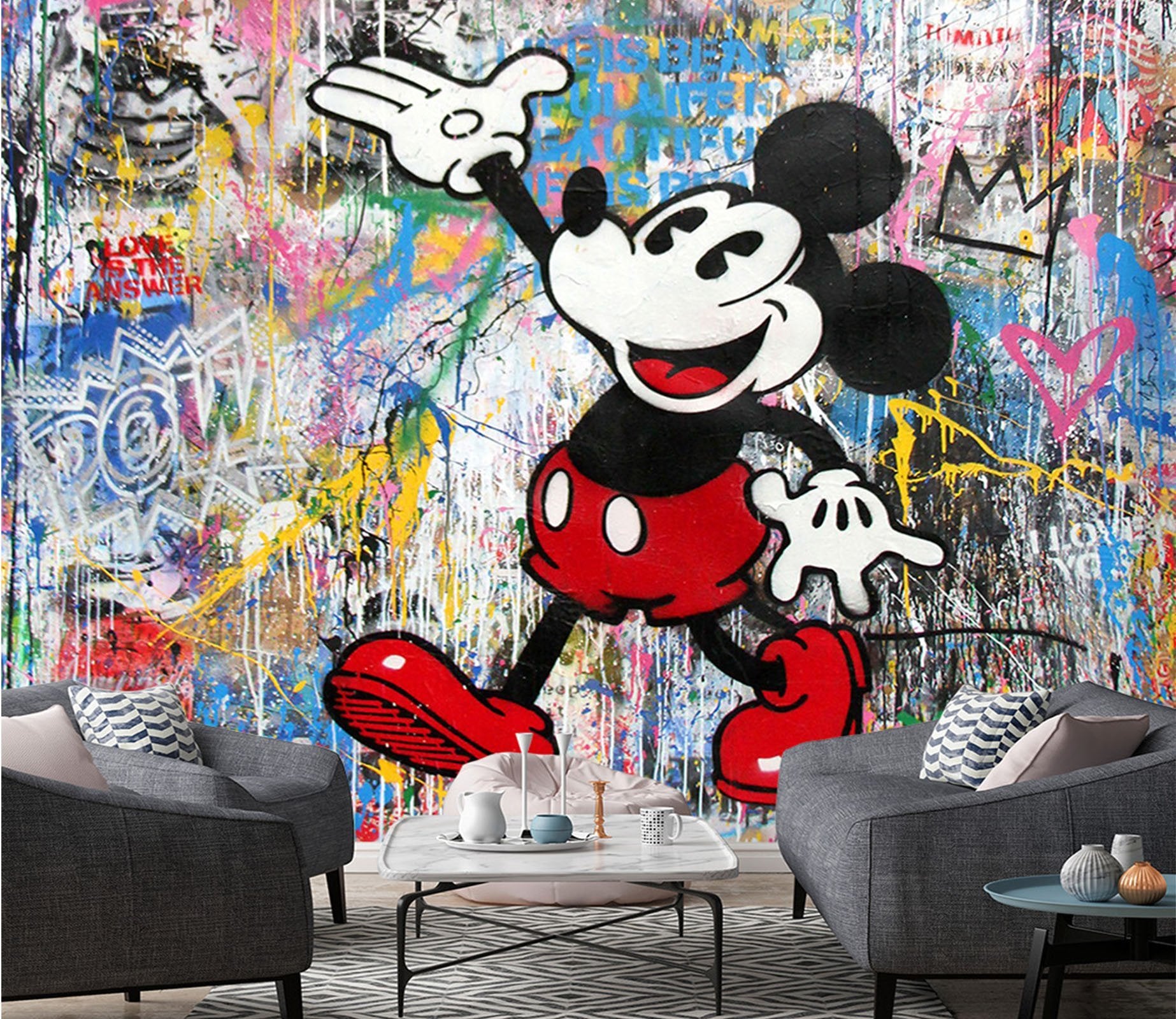 3D English Graffiti 2 Wallpaper AJ Wallpaper 2 