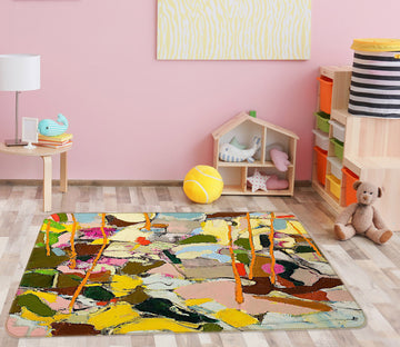 3D Beautiful Color 1020 Allan P. Friedlander Rug Non Slip Rug Mat