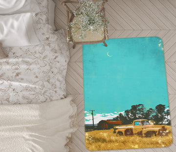 3D Prairie Truck 1003 Showdeer Rug Non Slip Rug Mat