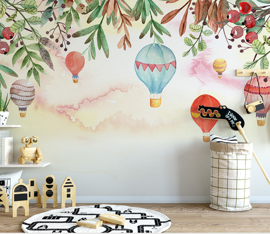 3D Color Balloon WG032 Wall Murals