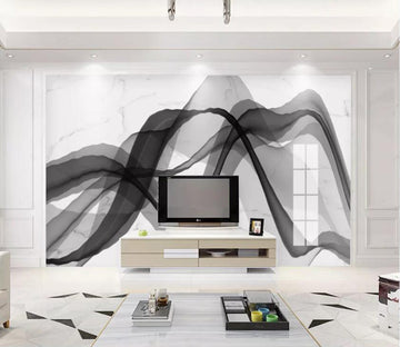 3D Black Ink WC98 Wall Murals Wallpaper AJ Wallpaper 2 