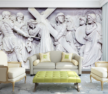 3D Carved Soldier 1530 Wall Murals