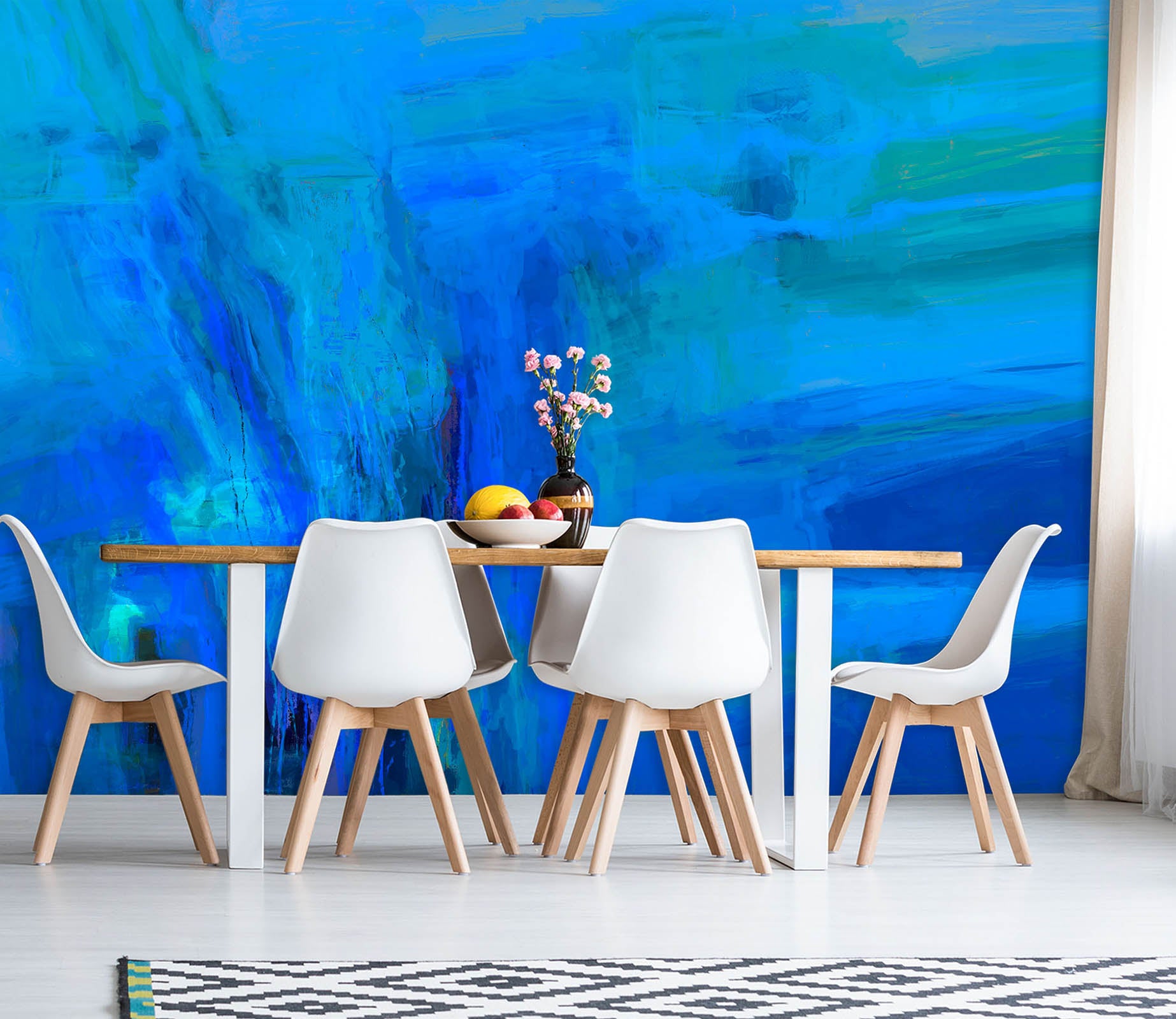 3D Blue Fantasy 1421 Michael Tienhaara Wall Mural Wall Murals