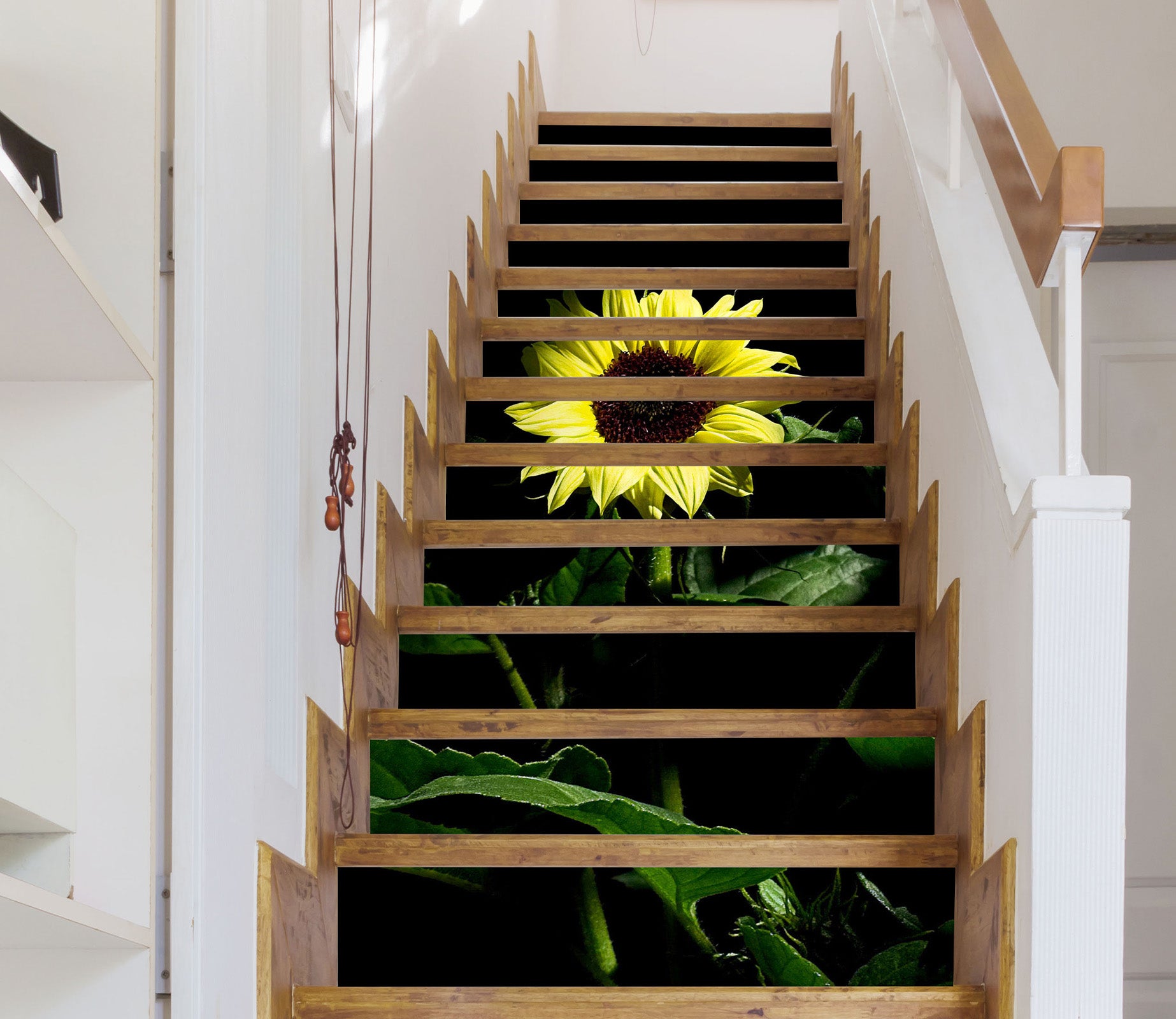 3D Sunflower 9905 Kathy Barefield Stair Risers