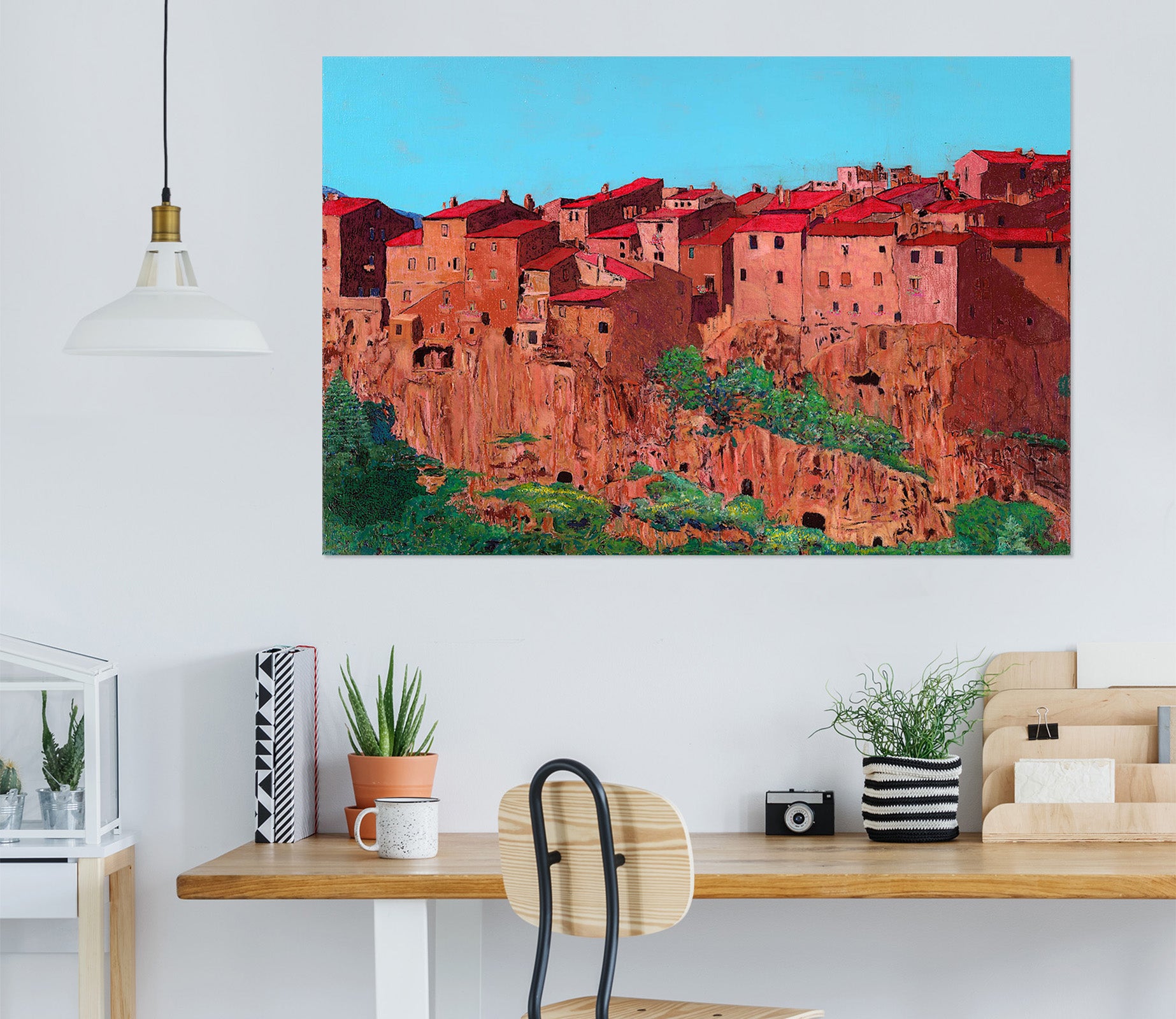 3D Red Palace 264 Allan P. Friedlander Wall Sticker