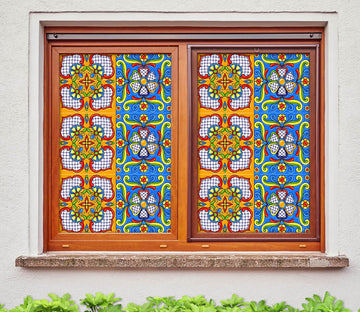 3D Cloud Pattern 112 Window Film Print Sticker Cling Stained Glass UV Block