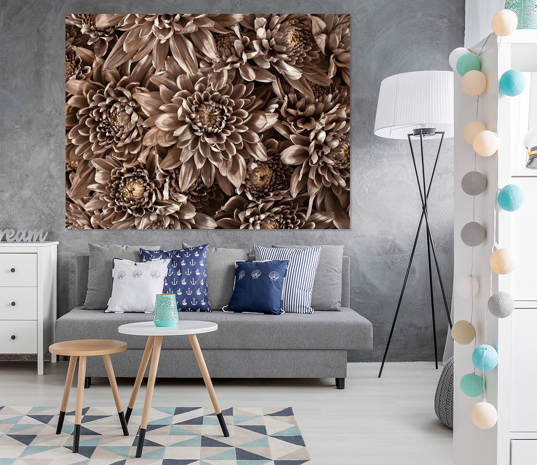 3D Dead Flower 019 Assaf Frank Wall Sticker