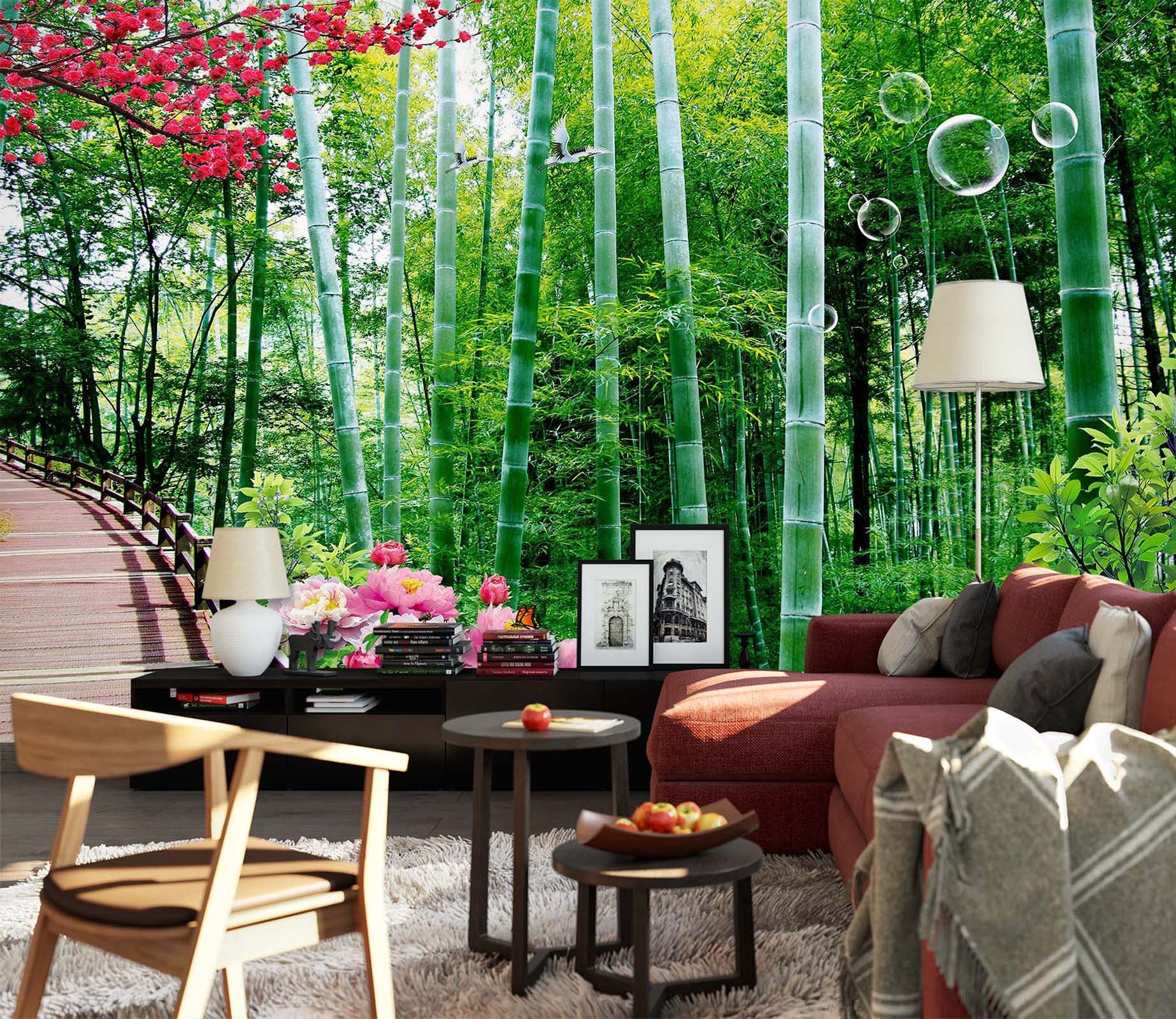 3D Peony 1525 Wall Murals