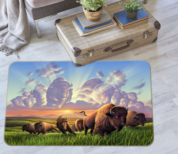3D Sunny Farm 1063 Jerry LoFaro Rug Non Slip Rug Mat