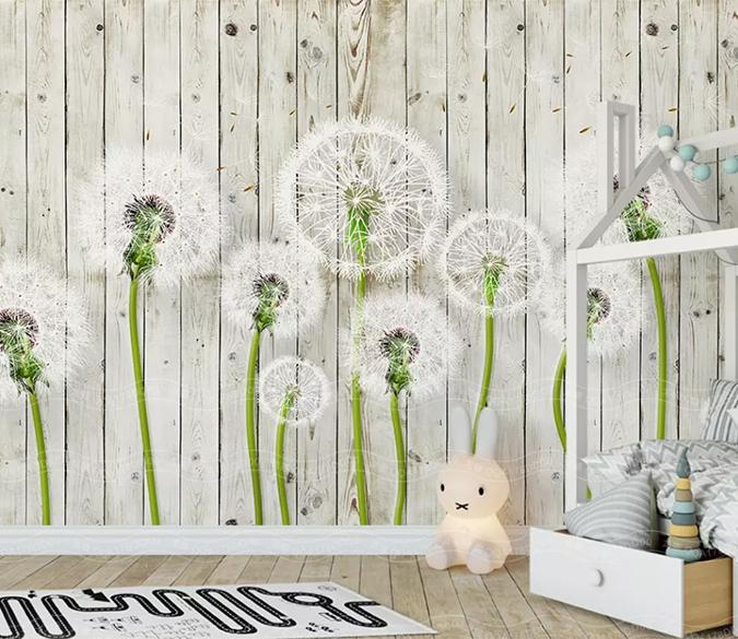3D Dandelion 404 Wall Murals Wallpaper AJ Wallpaper 2 
