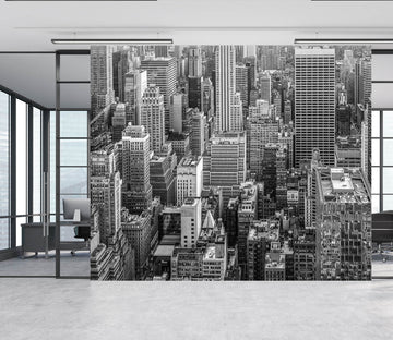 3D Grey City 1413 Marco Carmassi Wall Mural Wall Murals