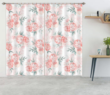 3D Peony Pattern 249 Uta Naumann Curtain Curtains Drapes