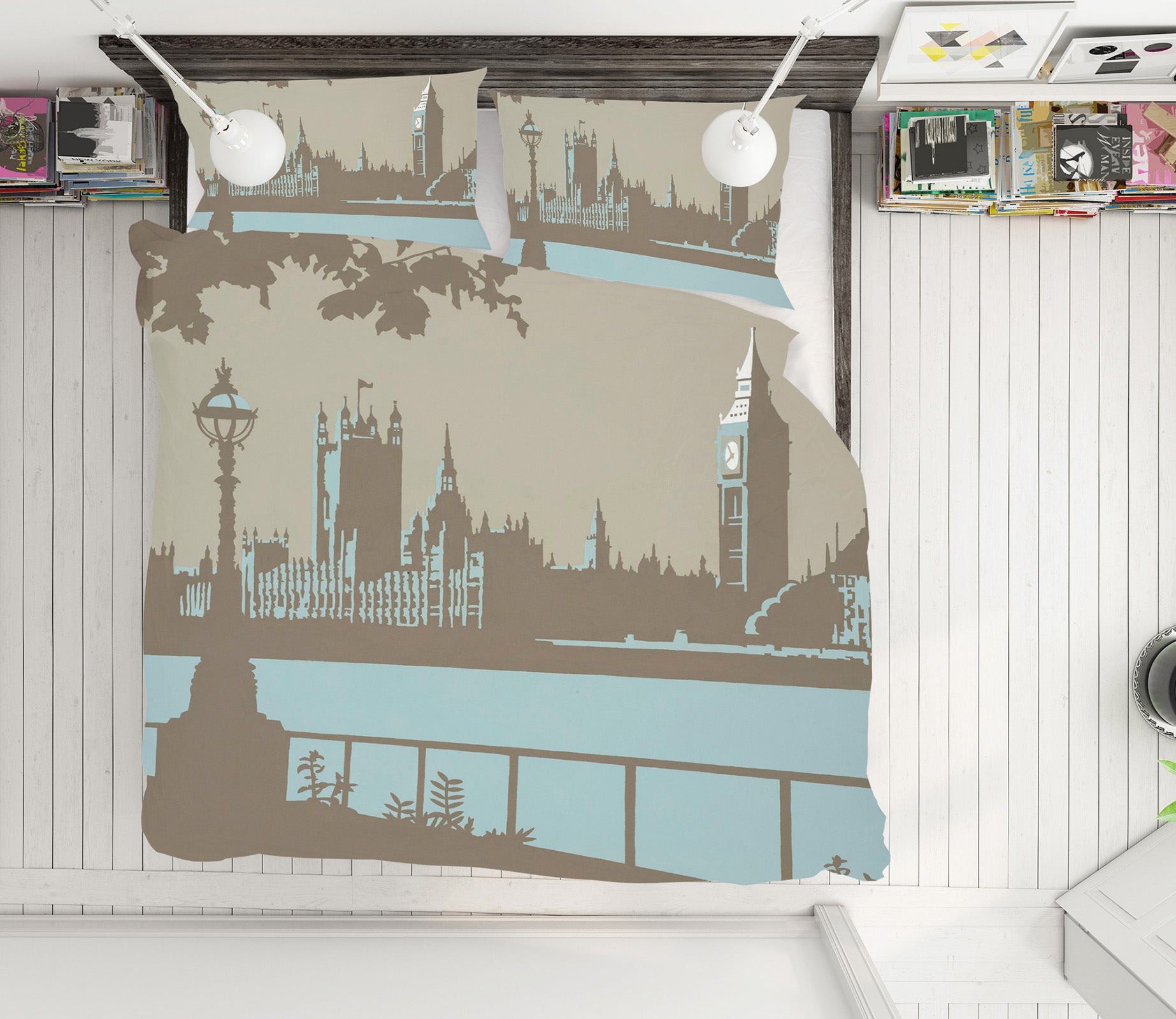 3D London 2021 Steve Read Bedding Bed Pillowcases Quilt