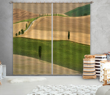3D Grassy Beach 160 Marco Carmassi Curtain Curtains Drapes