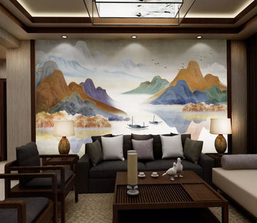 3D Colored Landscape 2168 Wall Murals