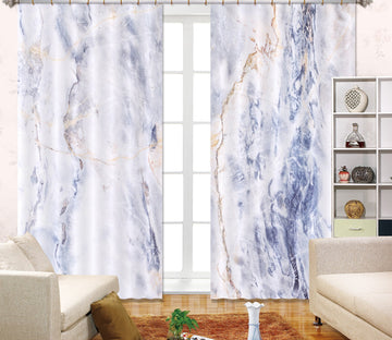 3D Irregular Line Ink 28 Curtains Drapes Curtains AJ Creativity Home 