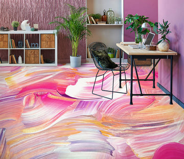 3D Pink Oil Painting 1270 Floor Mural  Wallpaper Murals Self-Adhesive Removable Print Epoxy