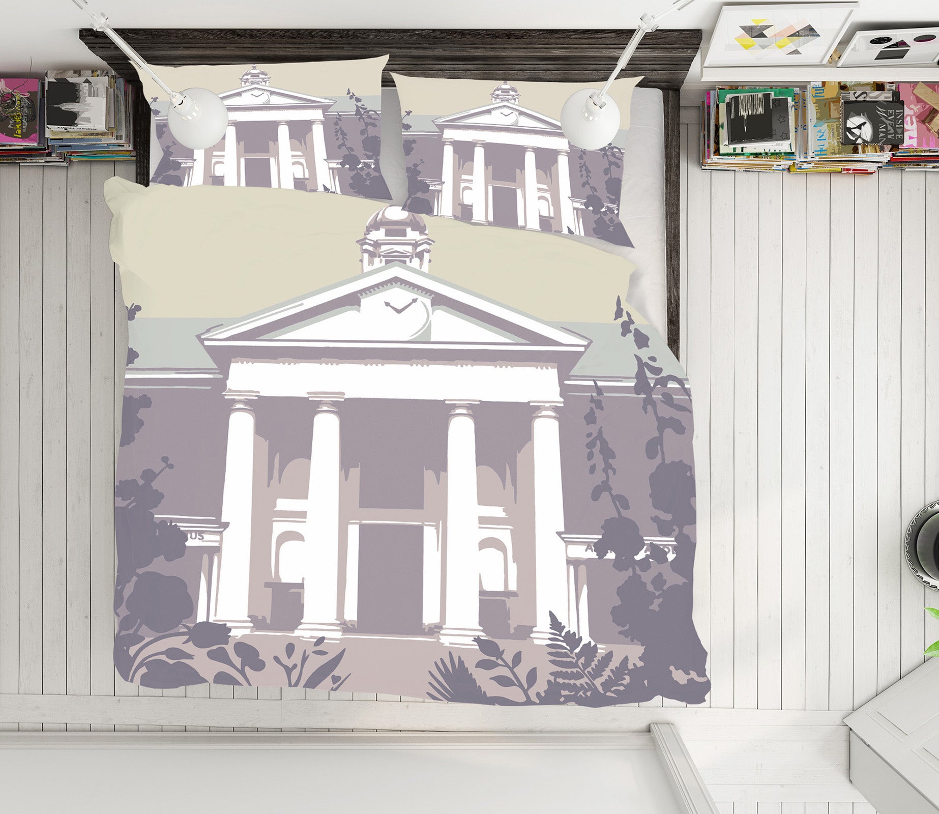 3D Chelsea Flower Show  2011 Steve Read Bedding Bed Pillowcases Quilt