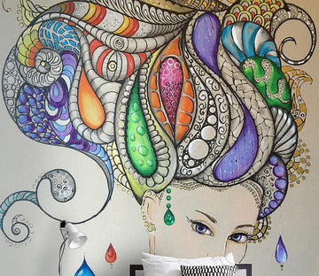 3D Lady Avatar 587 Wall Murals Wallpaper AJ Wallpaper 2 