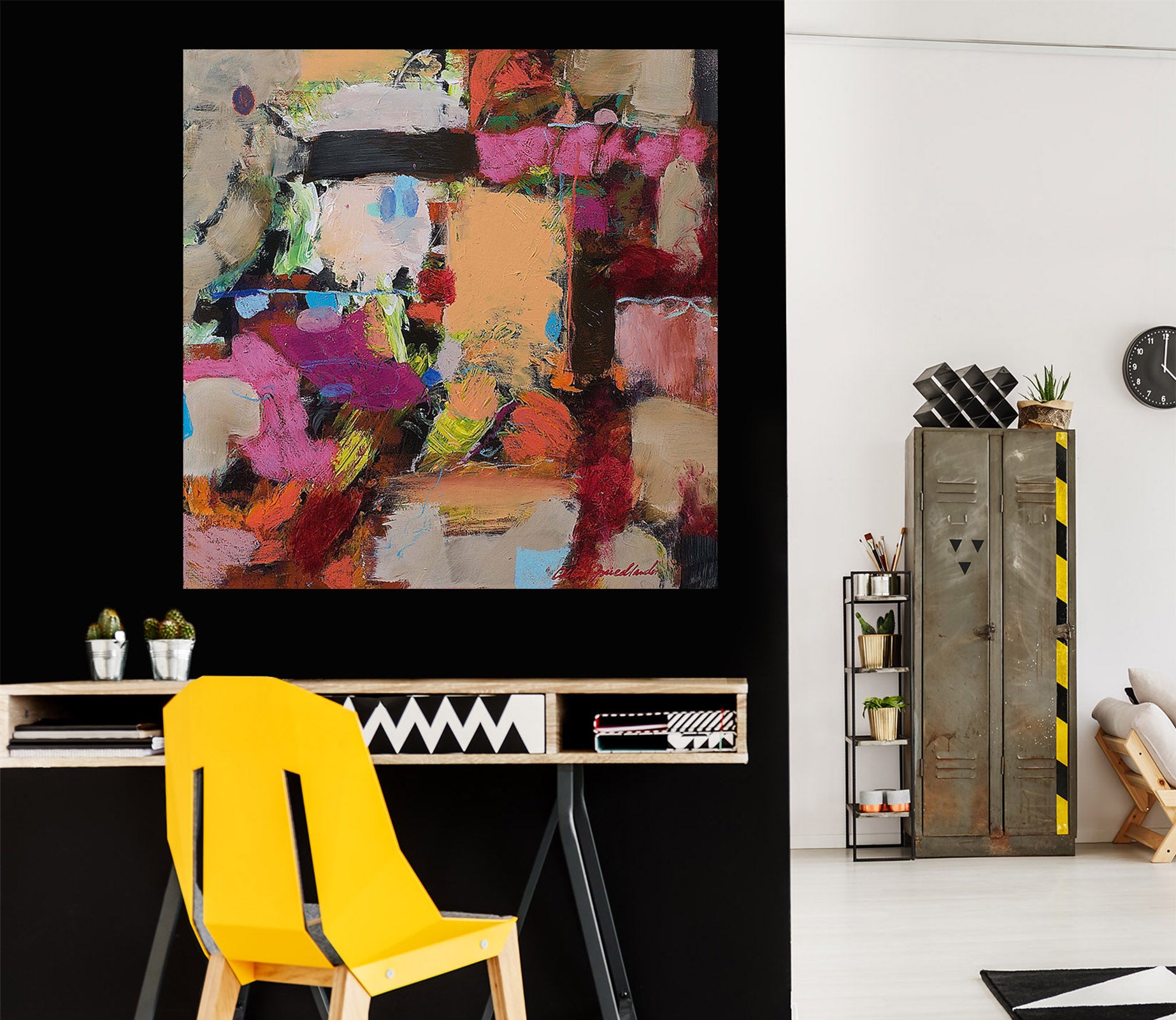 3D Color Graffiti 147 Allan P. Friedlander Wall Sticker