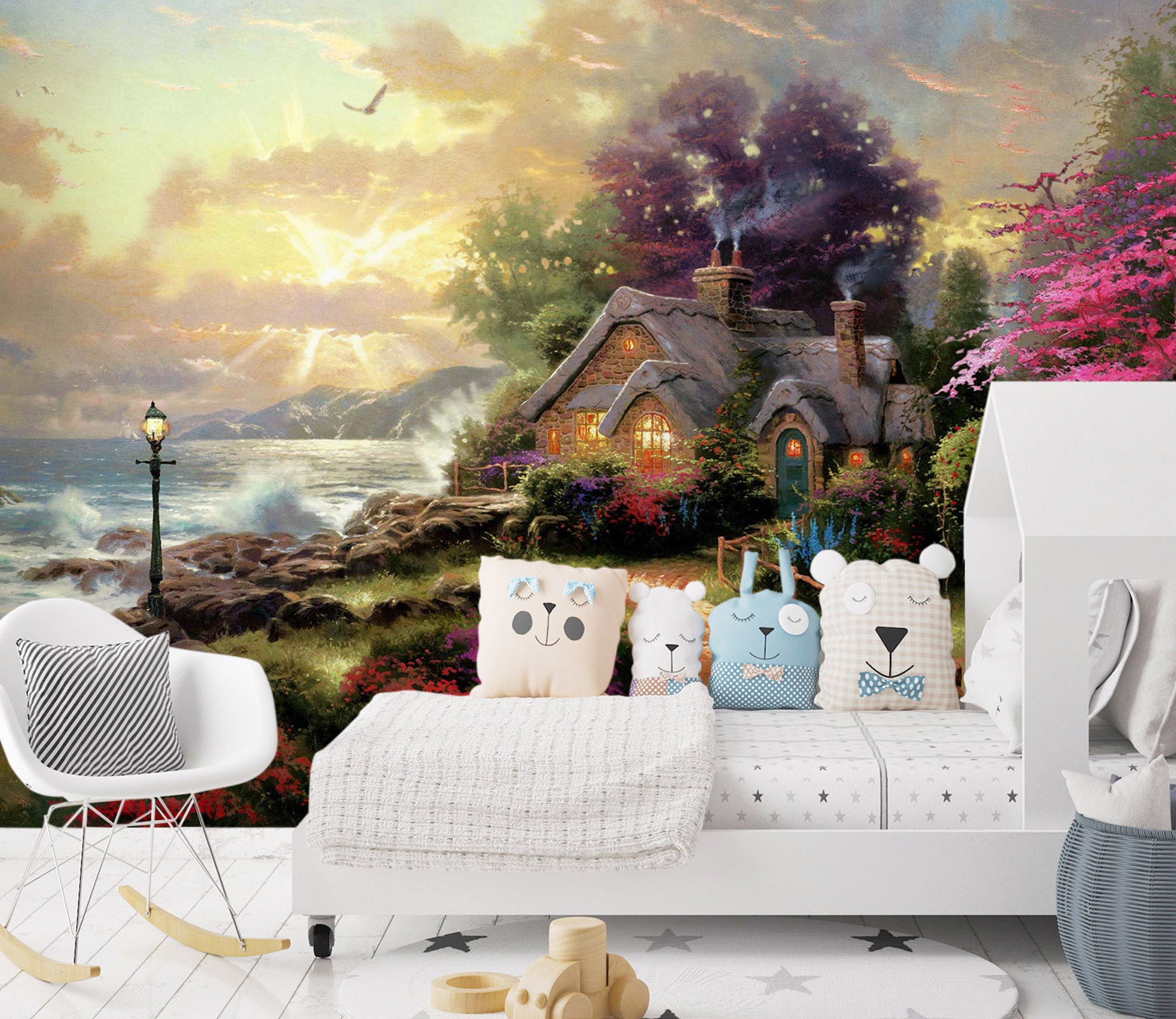 3D Hand Drawn Fairy Tale 017 Wall Murals
