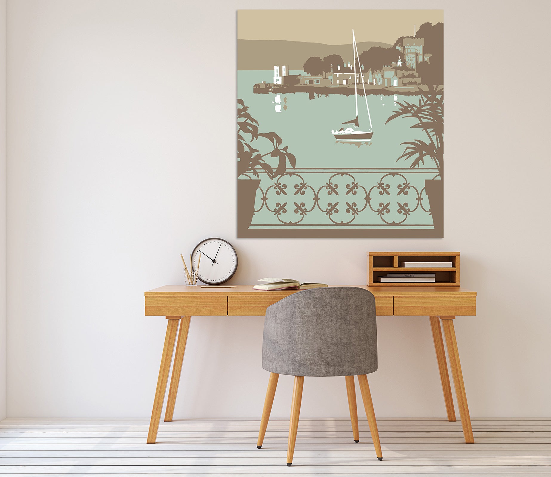 3D Sandbanks Balcony 055 Steve Read Wall Sticker