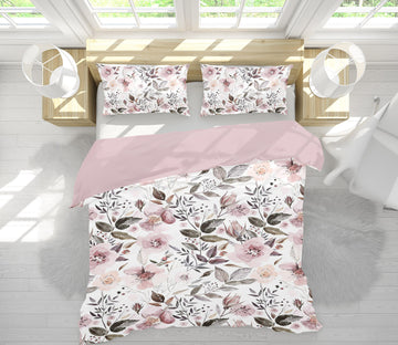 3D Pink Flowers 052 Uta Naumann Bedding Bed Pillowcases Quilt