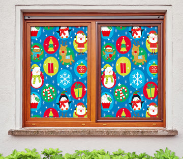  3D Christmas Candle 0047 Christmas Window Film Print Sticker  Cling Stained Glass Xmas AJ WALLPAPER US Lv (Vinyl (No Glue & Removable),  254x416cm【100x164】) : Tools & Home Improvement