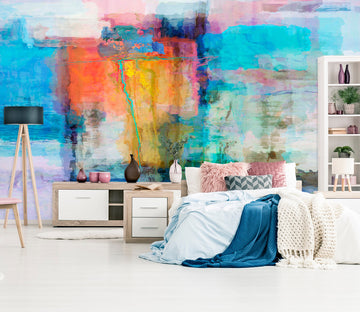 3D Blue Graffiti 1507 Michael Tienhaara Wall Mural Wall Murals